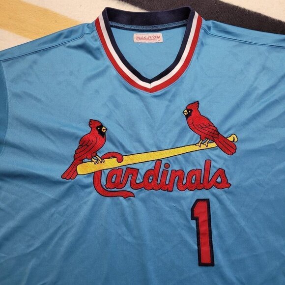 Mitchell Ness Cooperstown St. Louis Cardinals Ozzie Smith Jersey - Picture 3 of 4